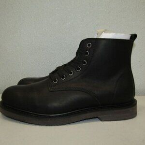 Golden Fox Boondocker Pro 6" Service Boots – Black Oil Full Grain Men’s Size 8.5